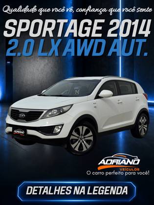 KIA SPORTAGE 2.0 LX 4X4 16V FLEX 4P AUTOMÁTICO KIA SPORTAGE 2.0 LX 4X4 16V FLEX 4P AUTOMÁTICO